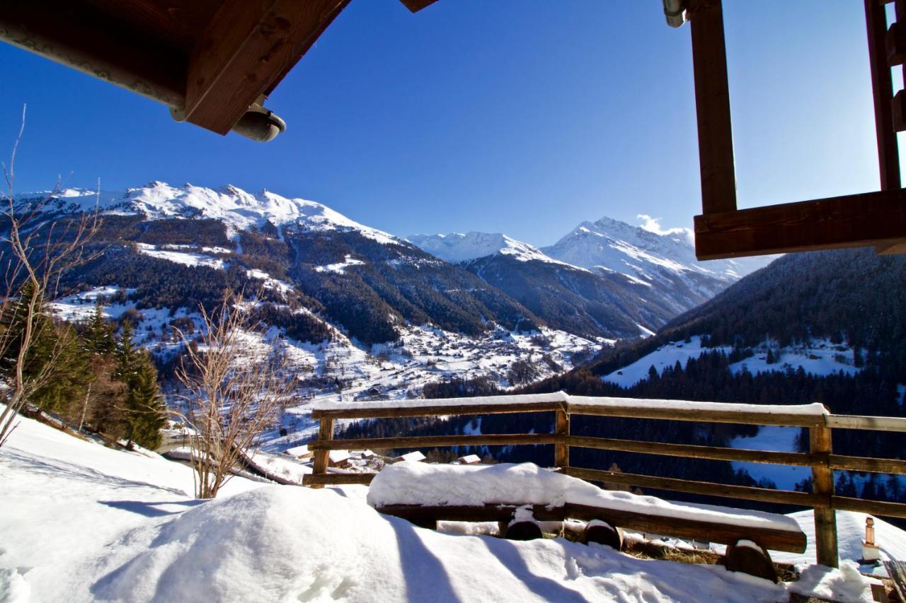Chalet Abraxas With Astonishing View - Grimentz Villa Exterior photo