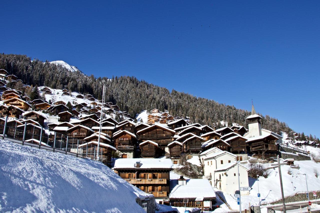 Chalet Abraxas With Astonishing View - Grimentz Villa Exterior photo